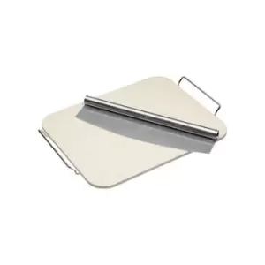 Italian Large Pizza Stone & Cutter - World Of Flavours