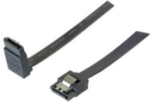 50cm 6Gbps Slim SATA Cable Angled Latch