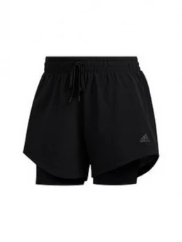 Adidas 2-In-1 Woven Short - Black, Size 2Xs, Women