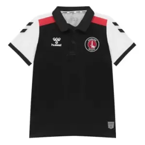 Hummel Charlton Athletic Polo Shirt Junior Boys - Black