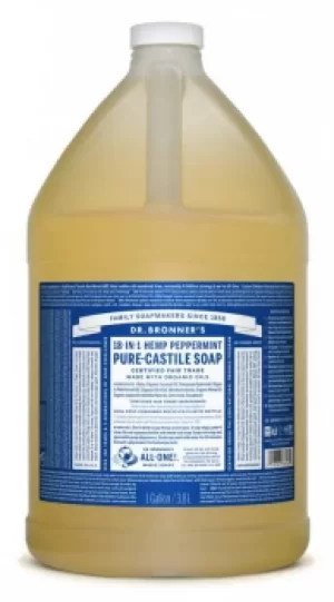 Dr Bronner Peppermint Pure Castile Liquid 3790ml