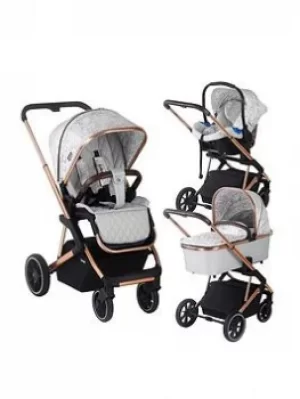 My Babiie Dani Dyer Rose Gold Marble Belgravia Travel System