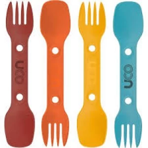 UCO Utility Spork 4 Pack with Tether Classic