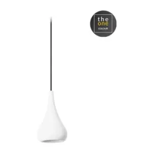 Designer pendant light Cherry White metal 1 bulb 150cm