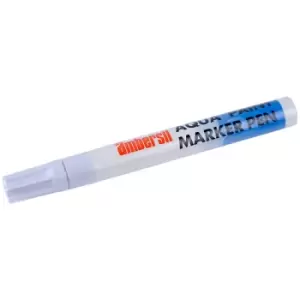 Ambersil 32493-AA Aqua Paint Marker Pen 4mm - White