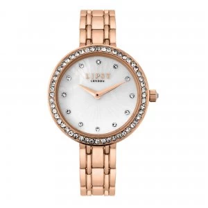 Lipsy Rose Gold Bracelet Watch with Mother-Of-Pearl Dial
