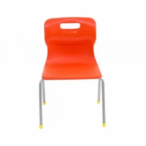 TC Office Titan 4 Leg Chair Size 3, Orange
