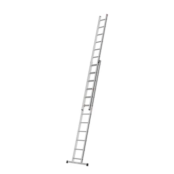 Hymer 700462899 Black Line 2 Section Extension Ladder 2 x 14 Tread