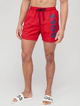 BOSS Octopus Swim Shorts - Red, Red Size XS Men