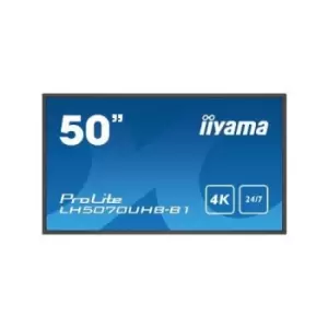 iiyama 50" ProLite LH5070UHB-B1 4K Ultra HD Signage Commercial Display