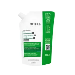 Vichy Dercos Anti-Dandruff Ds Shampoo Eco Refill For Normal To Oily Hair 500ml