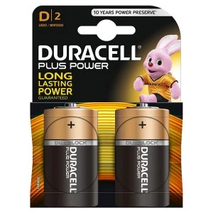 Duracell D Plus Batteries PK2