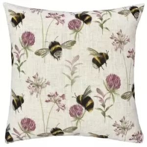 Country Bee Garden Cushion Multi / 43 x 43cm / Polyester Filled