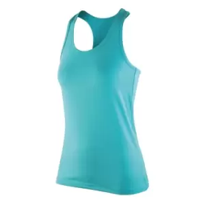 Spiro Womens/Ladies Impact Softex Sleeveless Fitness Vest Top (XXS) (Peppermint)