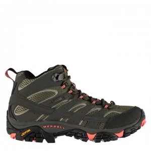 Merrell Moab 2 Mid GTX Ladies Walking Boots - Beluga/Olive
