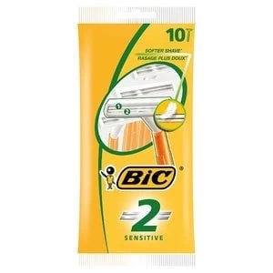BIC 2 Sensitive Shaver Pack x 10