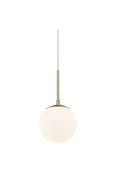 Grant 15cm Globe Pendant Ceiling Light Brass E14