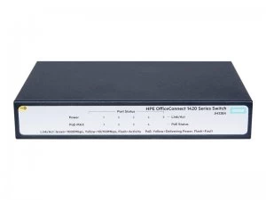 HPE OfficeConnect 1420 5G PoE+ 5 Port Unmanaged Switch