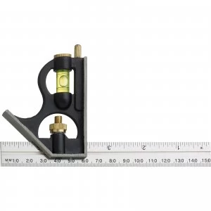 Fisher Lightweight Combination Square 150mm