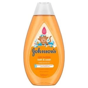 Johnsons Kids Bubble Bath & Wash 500ml