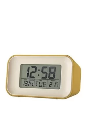 Acctim Clocks Alta Mustard Alarm Clock