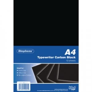 Stephens Black Typewriter Carbon A4 Paper Pack of 100 RS520153