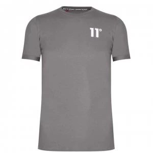 11 Degrees Muscle Fit T Shirt - Hunter Grey