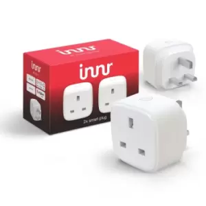 INNR Smart Plug Zigbee 30 - Hue Compatible Small Footprint - UK Plug - 2 Pack