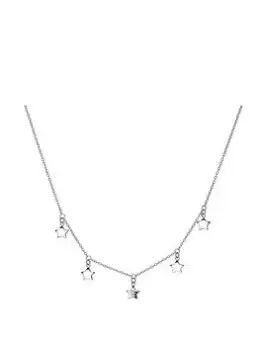 Hot Diamonds Star Necklace, Silver, Women