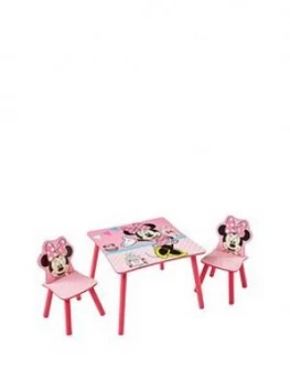 Minnie Mouse Table and 2 Chairs by HelloHome, One Colour