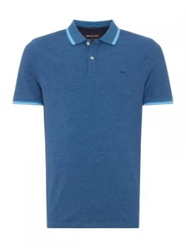 Mens Michael Kors Polo Tipped Greenwich Stretch Blue