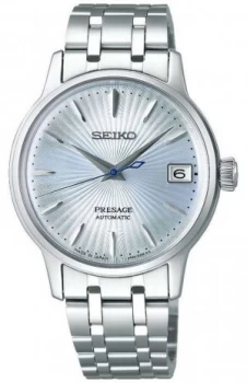 Seiko Presage Womens Stainless Steel Bracelet Blue Watch