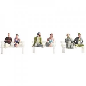 NOCH 15241 H0 Figures Travelers Without Base
