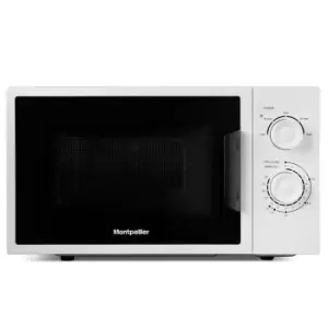 Montpellier MMW22WS 700W 20L Freestanding Solo Microwave - White