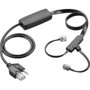 Plantronics APC 43 Electronic Hook Switch Adapter Cable for Phones Black