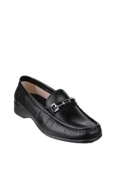 Cotswold Barrington Loafer Shoe Female Black UK Size 5