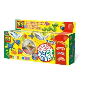 SES Creative - Childrens Play Dough and Cutters Set 2 to 12 Years (Multi-colour)