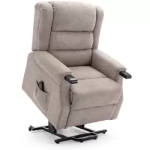 More4homes - ashfield electric fabric dual motor riser recliner lift mobility tilt chair mocha - Mocha