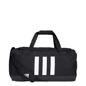 adidas Essentials 3-stripes Duffel Bag Small, Black/White, Men