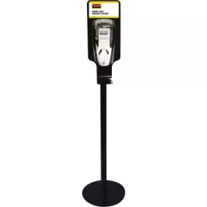 Rubbermaid Hand disinfection station, free standing, height 930 mm, black