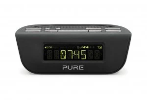 Pure Siesta Mi Series 2 DABFM Alarm Clock Radio Black