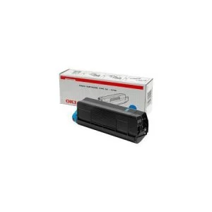 OKI 43865708 Standard Capacity Black Laser Toner Ink Cartridge