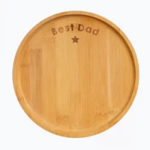 Sass & Belle Best Dad Bamboo Plate