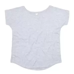Mantis Womens/Ladies Loose Fit Short Sleeve T-Shirt (XL) (Heather Grey Melange)