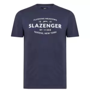 Slazenger 1881 Meadows T Shirt - Blue