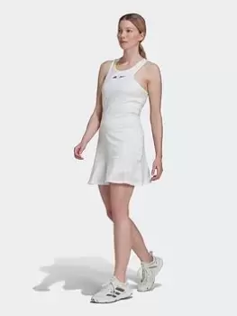 adidas Tennis London Y-Dress, White, Size L, Women