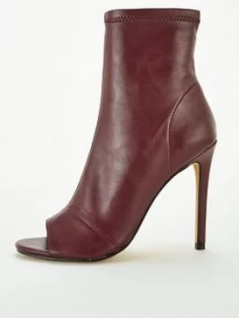 OFFICE Aware Ankle Boots - Oxblood, Oxblood, Size 5, Women
