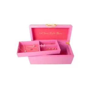Disney Minnie Mouse Pink Solid Wood Jewellery Box