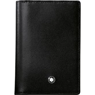 Mont Blanc - Meisterstuck Business Card Holder With Gusset - Card Holders - Black