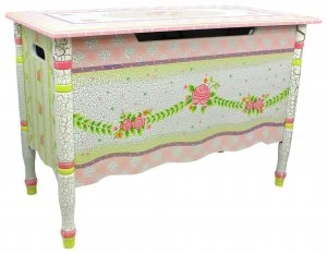 Fantasy Fields Crackled Rose Toy Box.